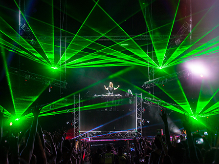 EDM Festival Laser shows