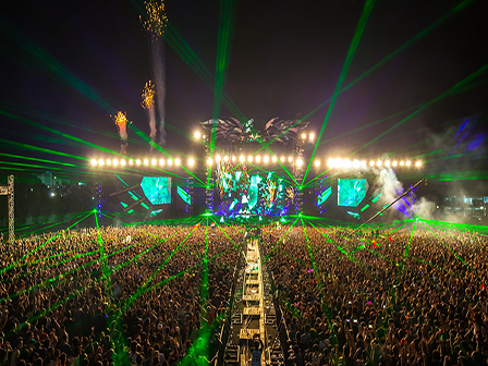 EDM Festival Laser shows