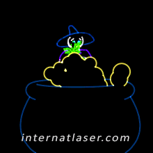 Spooky Laser Show Animations